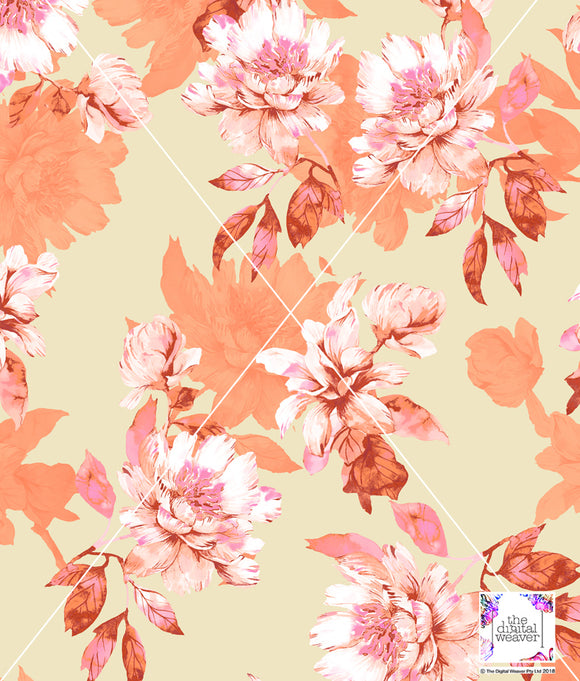 TDW3435_TF103 NEW St Tropez in Bloom Floral Exclusive Print Design