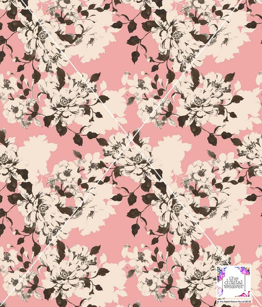 TDW3436_MTF106 Tonal Floral Exclusive Print Design