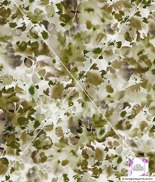 TDW3437_TF105 Watercolour Camo blur Floral Exclusive Print Design