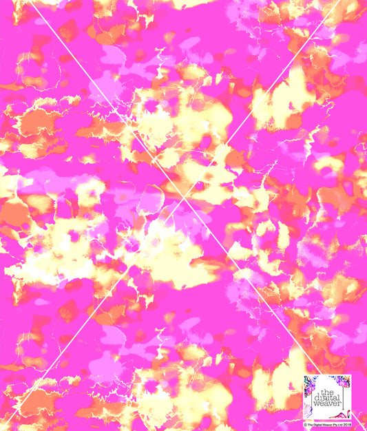 TDW3452_LA127 Sponge Tie Dye Exclusive Print Design