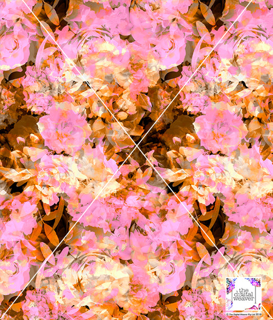 TDW3458_MA166 Inky Romance Floral Exclusive Print Design