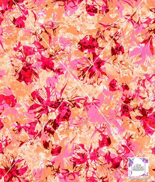 TDW3464_MA172 Cubist Floral Camo Exclusive Print Design