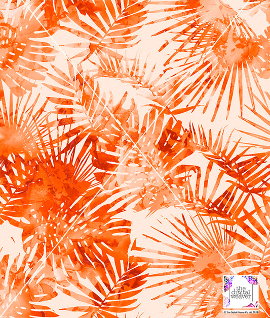 TDW3473_MA181 Inky Palms Leaf Print Exclusive Print Design