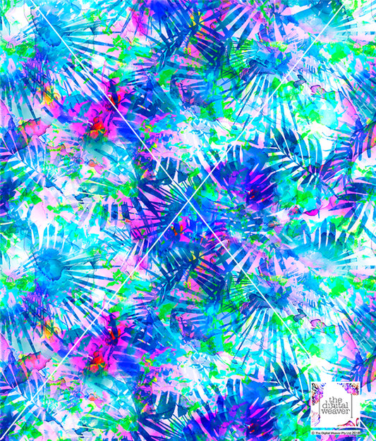 TDW3474_MA182 Rainbow inky Wild Tropical Exclusive Print Design