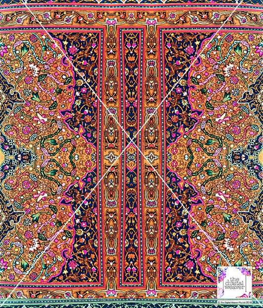 TDW3475_MA183 Antique Foulard Lux Boho Exclusive Print Design