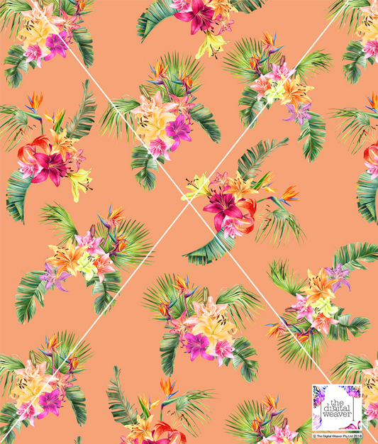 TDW3496_NC007 Tropical Desire Floral Exclusive Print Design