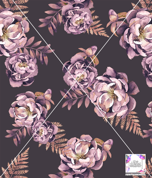 TDW3497_MA202 Open Blooms Floral Exclusive Print Design