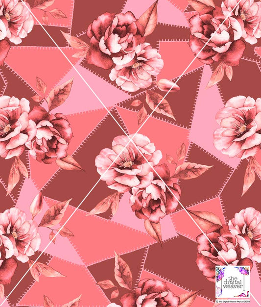 TDW3501_NC008 Romance blooms Floral Exclusive Print Design