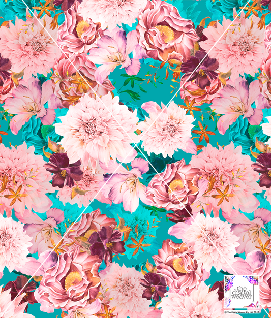 TDW3512_MA216 Vibrant Romance Floral Print Exclusive Print Design