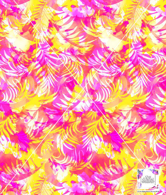 TDW3513_MA217 Poptastic Tropics Leaf Print Exclusive Print Design