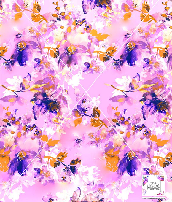 TDW3517_MA220 Blurr Abstract Floral Exclusive Print Design
