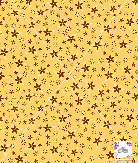 TDW3520_NC010 Ditsy Star Floral Exclusive Print Design