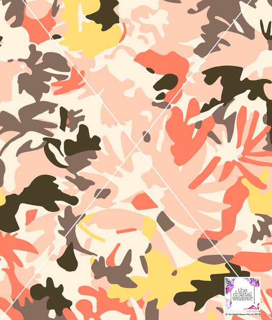 TDW3537_LA137 Floral cutout Abstract Exclusive Print Design