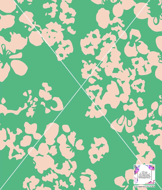 TDW3538_LA138 Stensil cutout Floral Exclusive Print Design