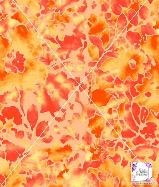 TDW3540_LA140 Abstract Inky Floral Exclusive Print Design