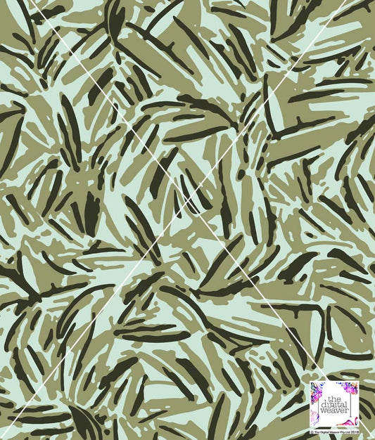 TDW3541_LA141 Cutout Palms abstract Exclusive Print Design