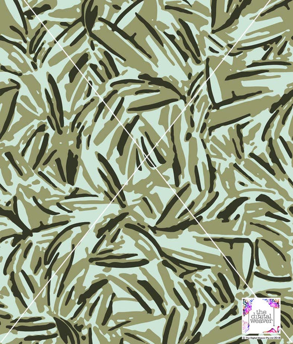 TDW3541_LA141 Cutout Palms abstract Exclusive Print Design