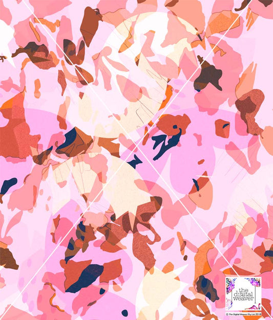 TDW3552_MA231 Palm land abstract Exclusive Print Design
