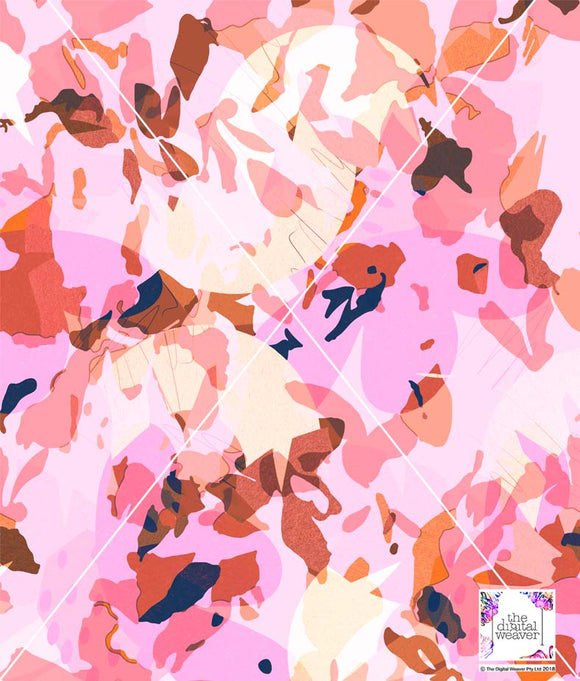 TDW3552_MA231 Palm land abstract Exclusive Print Design