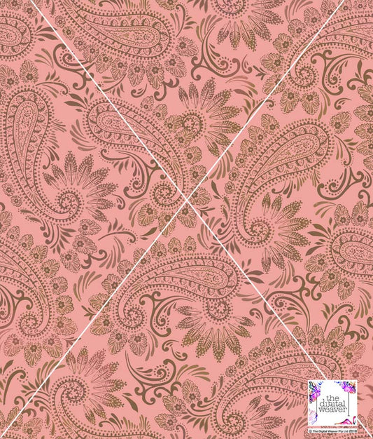 TDW3554_LA142 Paisley Park Floral Exclusive Print Design
