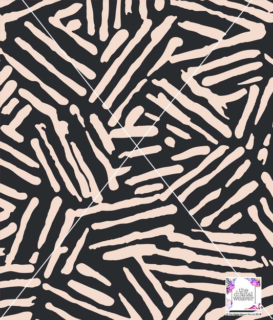 TDW3572_ME001 Crosshatch Pattern Abstract Exclusive Print Design