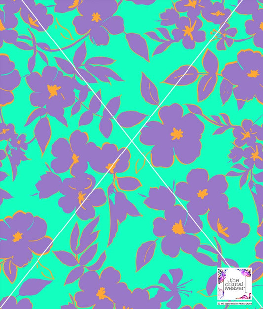 TDW3577_DE011 Bold Bloom Tonal Floral Exclusive Print Design