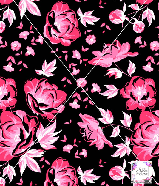 TDW3588_ME003 Bold Bloom Floral Exclusive Print Design
