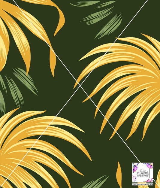 TDW3605_MA240 Oversized Palm Placement Exclusive Print Design