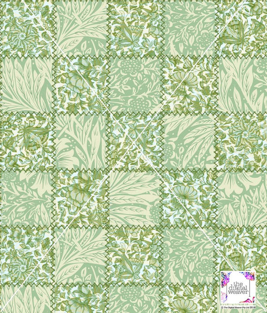 TDW3610_MA245 Summer Tile Check patchwork Exclusive Print Design