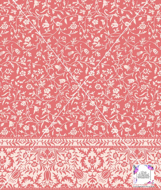 TDW3631_MA259 Vintage Ditsy Border Exclusive Print Design