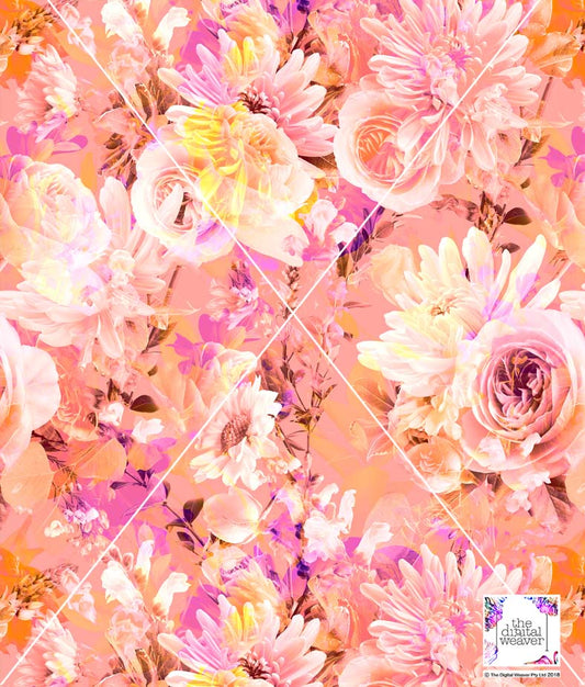 TDW3655_MA272 Romance blooms Digital Floral Exclusive Print Design
