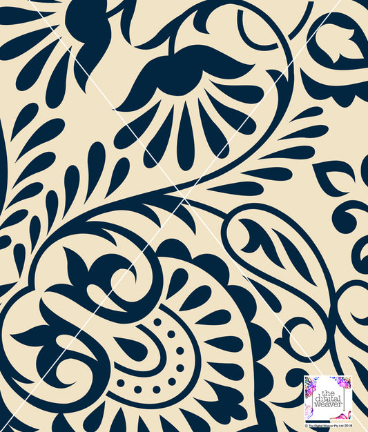 TDW3683_MA289 Oversized Heraldic placement Exclusive Print Design