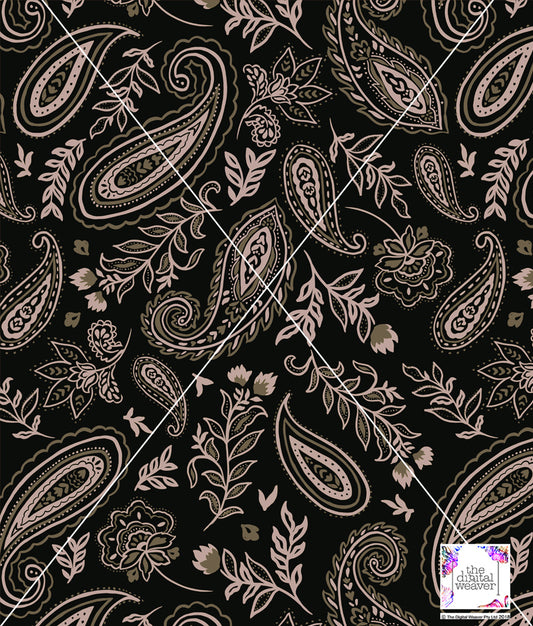 TDW3686_RR014 Paisley Chic Exclusive Print Design
