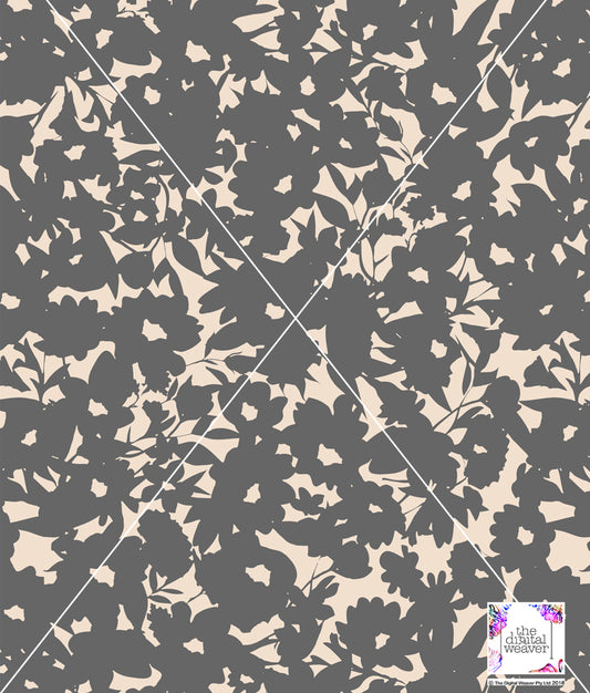 TDW3708_MA293 Shadow Bouquet Floral Exclusive Print Design