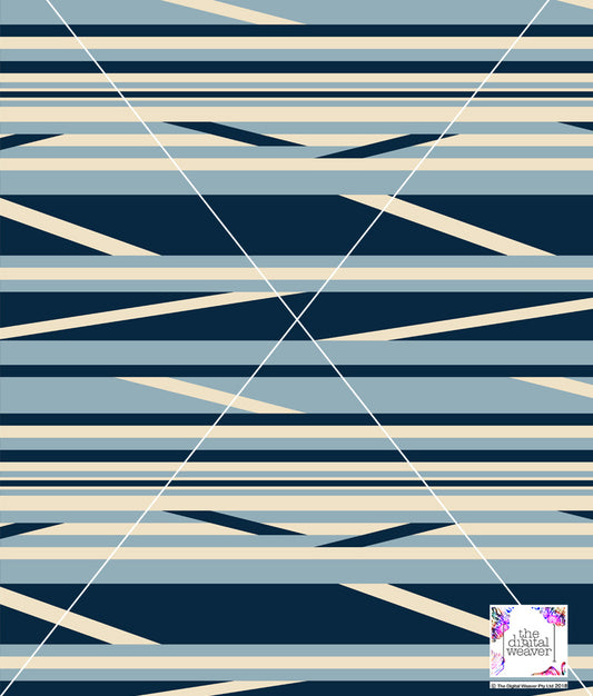 TDW3709_KB2A Stripe Multidirectional Exclusive Print Design