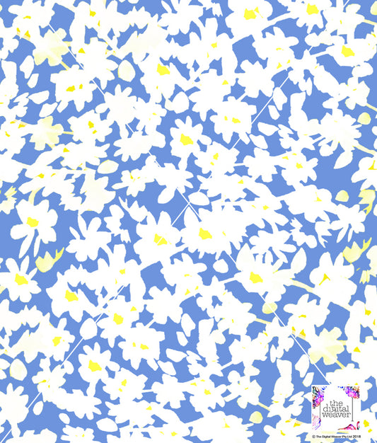 TDW3711_MT015 Daisy Chain Brushed Floral Exclusive Print Design
