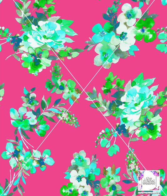 TDW3720_TF111 Bold Blooms Floral Exclusive Print Design
