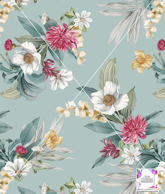 TDW3735_MA302 Botanical Garden Floral Exclusive Print Design