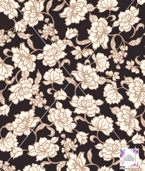TDW3738_TF114 Wallpaper Tonal Floral Exclusive Print Design