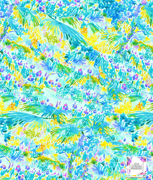 TDW3745_MA308 Impressionist Garden Abstract Exclusive Print Design
