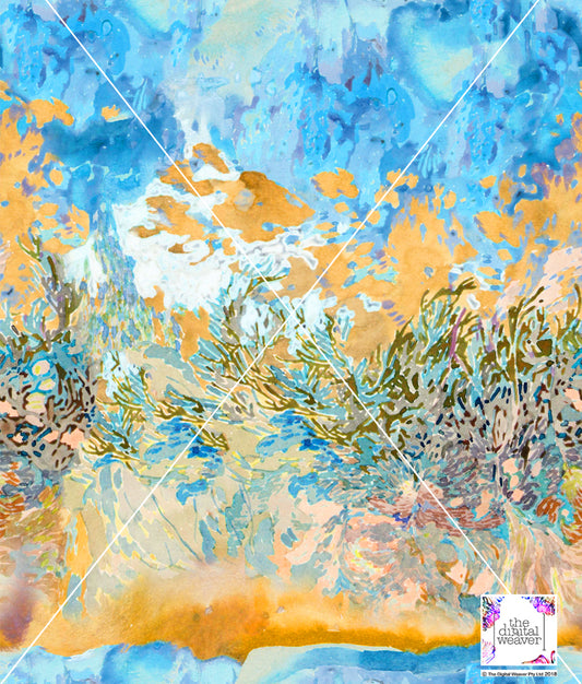 TDW3747_MA310 Underwater Abstract Exclusive Print Design