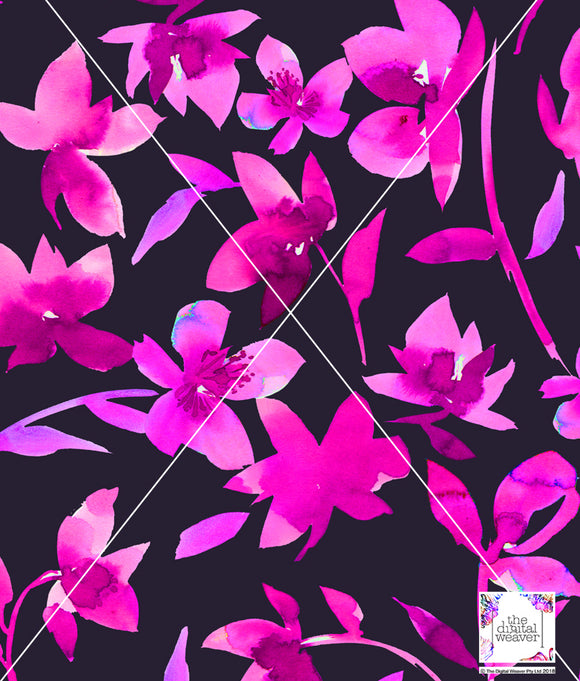 TDW3781_MT019 Positano Watercolour Floral Exclusive Print Design