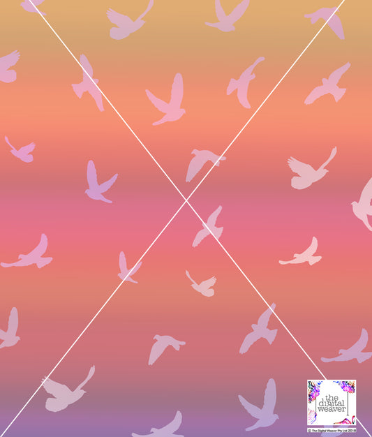 TDW3784_TF115 Gradient Bird Conversational Exclusive Print Design