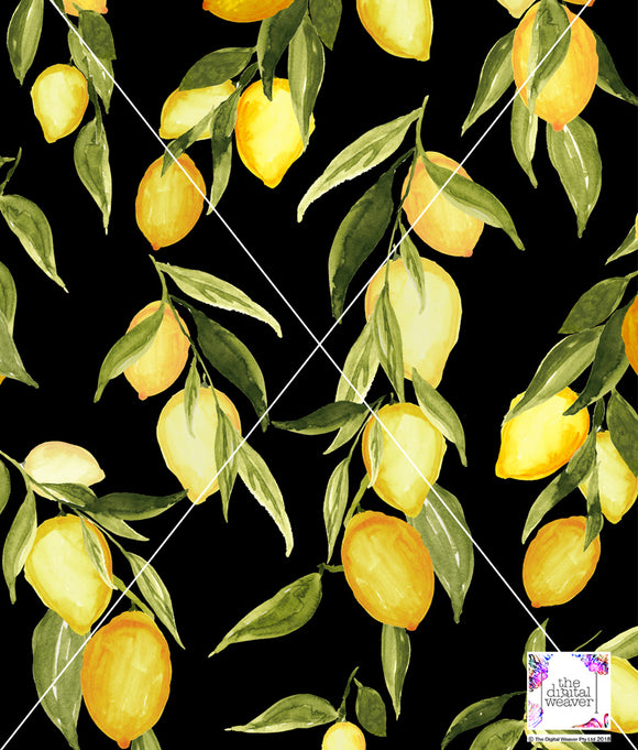 TDW3789_NC020 Paradise in Sorrento Lemon Floral Exclusive Print Design