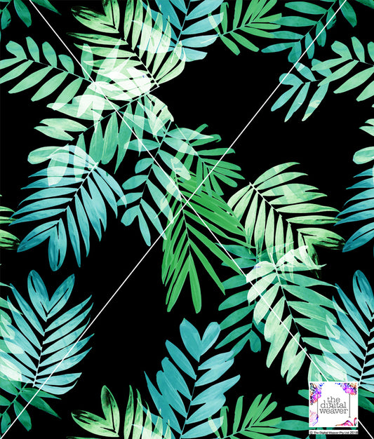 TDW3792_MARY0423 Rainforest Tropics Leaf print Floral Exclusive Print Design