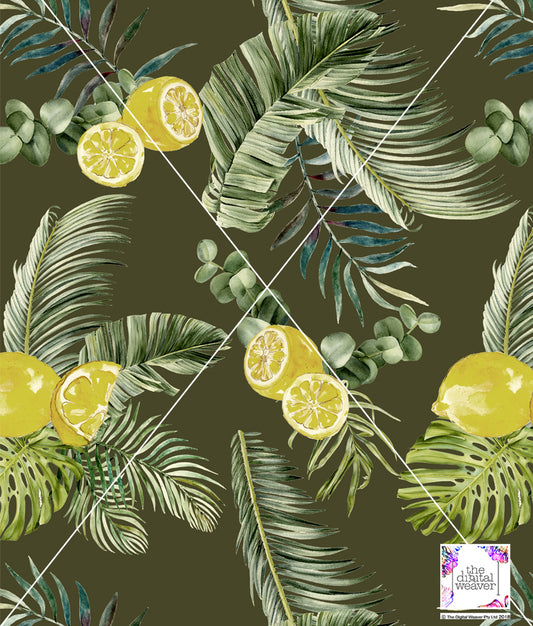 TDW3812_BS003 Lemon Twist Tropical Exclusive Print Design