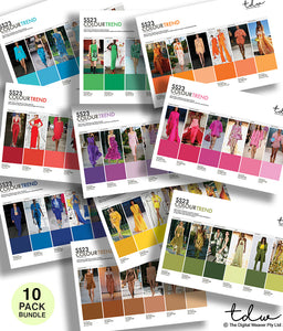 SS23 COLOUR ANALYSIS - DEEP DIVE - 10 PACK