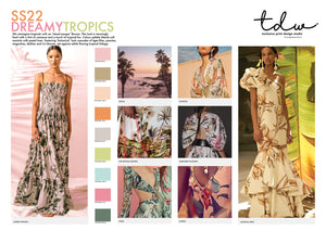 SS22 TREND Dreamy Tropics A3 Digital File