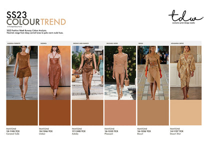 SS23 COLOUR ANALYSIS - DEEP DIVE - 10 PACK