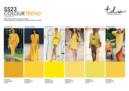 SS23 COLOUR ANALYSIS - DEEP DIVE - 10 PACK